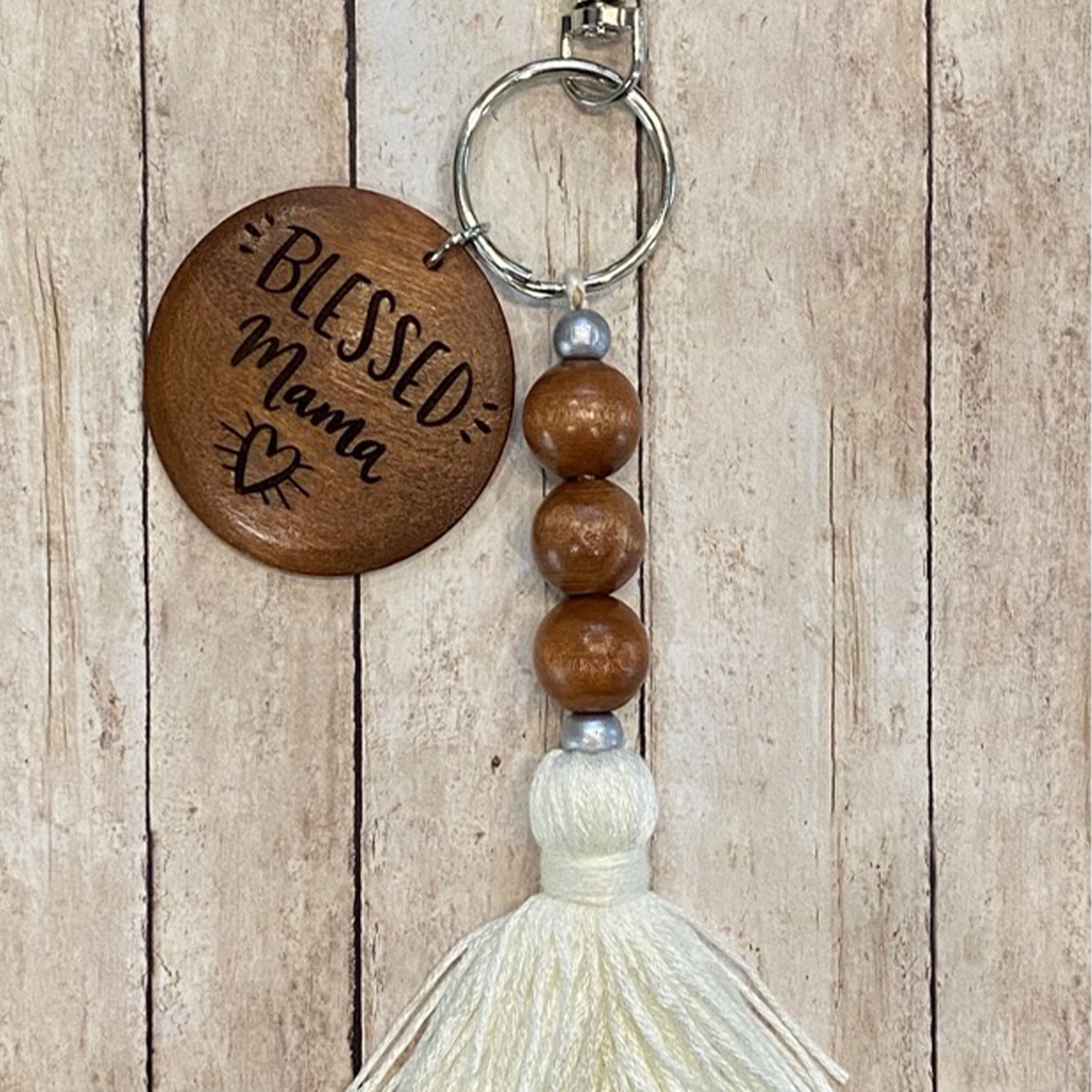 WOODEN KEYCHAIN