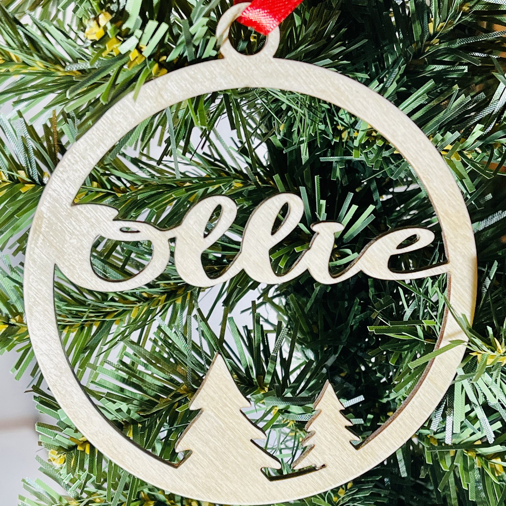 Personalized Name Ornament - Single Layer