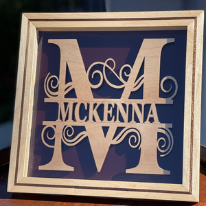 MONOGRAM SHADOW BOX