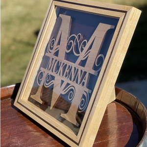 MONOGRAM SHADOW BOX