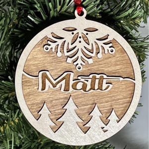 PERSONALIZED NAME ORNAMENT