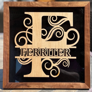 MONOGRAM SHADOW BOX