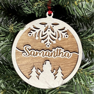 PERSONALIZED NAME ORNAMENT